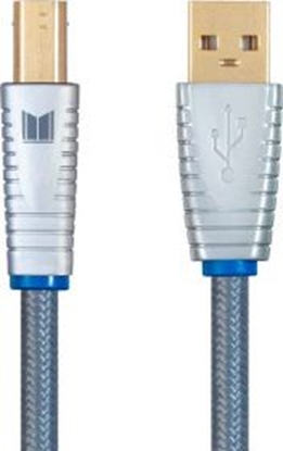 Picture of Kabel USB Monoprice USB-A - USB-B 1 m Srebrny