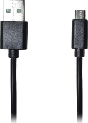 Изображение Kabel USB Msonic USB-A - microUSB 1 m Czarny (MLU532)