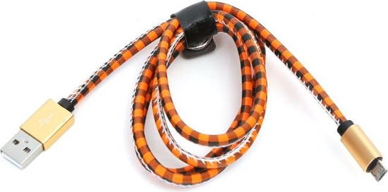 Picture of Platinet PUCLC1O USB cable 1 m USB A Micro-USB A Orange