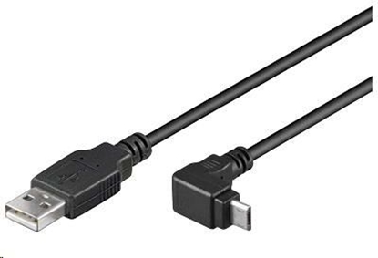Изображение Kabel USB PremiumCord USB-A - microUSB 2 m Czarny (ku2m2f-90)