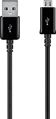 Attēls no Kabel USB Samsung USB-A - microUSB 1 m Czarny (ECB-DU5ABE)