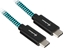 Attēls no Kabel USB Sharkoon USB-C - USB-C 0.5 m Czarno-niebieski (4044951027132)