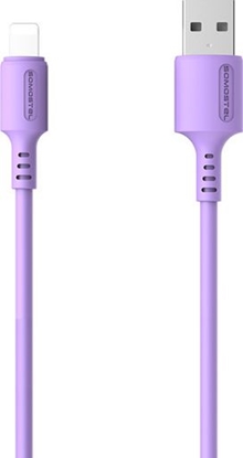 Picture of Kabel USB Somostel USB-A - Lightning 1.2 m Fioletowy (SMS-BP06 USB - Lightning Fioletowy)