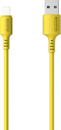 Attēls no Kabel USB Somostel USB-A - Lightning 1.2 m Żółty (28249)
