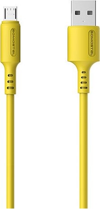 Attēls no Kabel USB Somostel USB-A - microUSB 1.2 m Żółty (SMS-BP06 USB - micro USB Żółty)