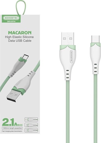 Picture of Kabel USB Somostel USB-A - USB-C 1.2 m Zielony (28262)