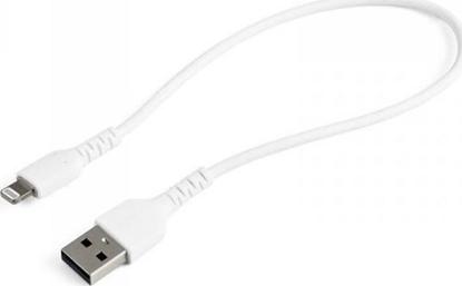 Attēls no Kabel USB StarTech USB-A - Lightning 0.3 m Biały (RUSBLTMM30CMW)