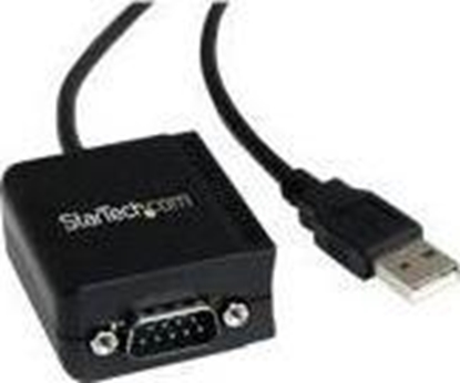 Attēls no Kabel USB StarTech USB-A - RS-232 1.8 m Czarny (ICUSB2321F)