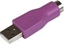 Attēls no Adapter USB StarTech USB-A - PS/2 Fioletowy  (GC46MFKEY)
