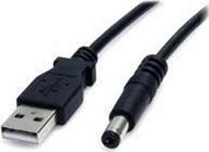 Attēls no Kabel USB StarTech USB-A - DC 5.5 mm 0.9 m Czarny (USB2TYPEM)