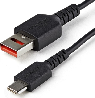 Изображение Kabel USB StarTech USB-A - USB-C 1 m Czarny (USBSCHAC1M)