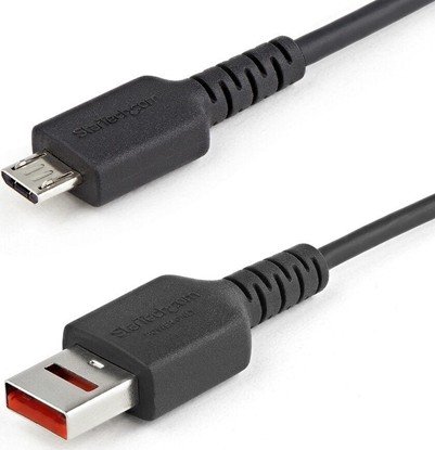 Attēls no Kabel USB StarTech USB-A - microUSB 1 m Czarny (USBSCHAU1M)