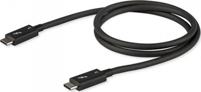 Attēls no Kabel USB StarTech USB-C - USB-C 0.8 m Czarny (TBLT34MM80CM)