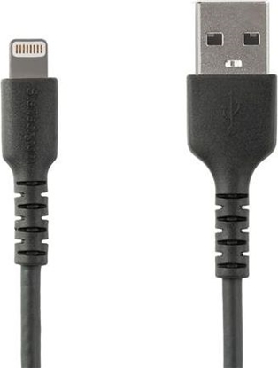 Attēls no Kabel USB StarTech USB-A - Lightning 1 m Czarny (RUSBLTMM1MB)
