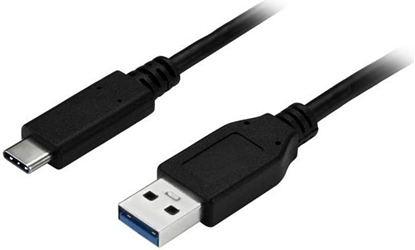 Attēls no Kabel USB StarTech USB-A - USB-C 1 m Czarny (USB315AC1M)