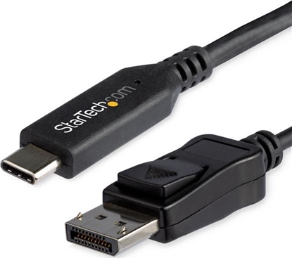Attēls no Kabel USB StarTech USB-C - 1.8 m Czarny (CDP2DP146B)