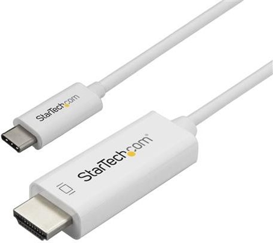Picture of Kabel USB StarTech USB-C - HDMI 1 m Biay (CDP2HD1MWNL)