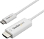 Изображение Kabel USB StarTech USB-C - HDMI 1 m Biay (CDP2HD1MWNL)