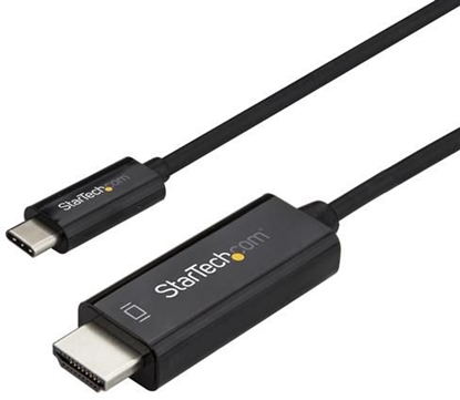 Attēls no Kabel USB StarTech USB-C - HDMI 3 m Czarny (CDP2HD3MBNL)