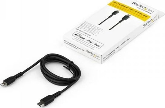 Picture of Kabel USB StarTech USB-C - Lightning 1 m Czarny (RUSBCLTMM1MB)