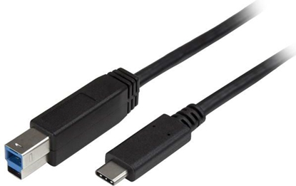 Attēls no Kabel USB StarTech USB-C - USB-B 2 m Czarny (USB315CB2M)