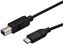 Attēls no Kabel USB StarTech USB-C - USB-B 3 m Czarny (USB2CB3M)