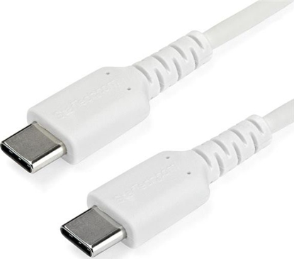 Изображение Kabel USB StarTech USB-C - USB-C 1 m Biały (RUSB2CC1MW)