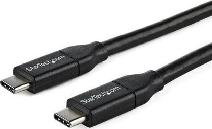 Attēls no Kabel USB StarTech USB-C - USB-C 1 m Czarny (USB2C5C1M)