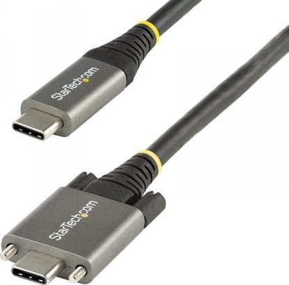 Изображение Kabel USB StarTech USB-C - USB-C 1 m Szary (USB31CCSLKV1M)