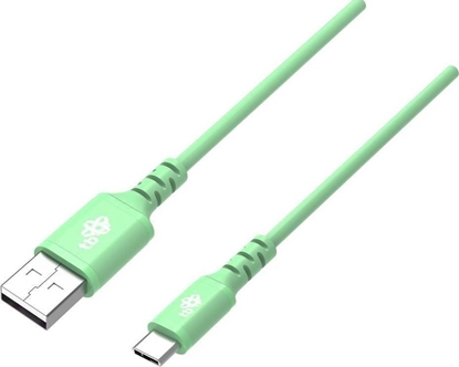 Изображение Kabel USB TB Print USB-A - USB-C 2 m Zielony (1_798077)