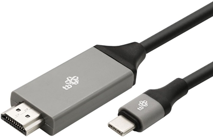 Изображение Kabel USB TB Print USB-C - HDMI 2 m Srebrny (AKTBXVH1P20C20B)