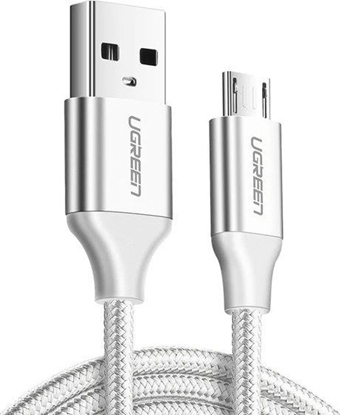 Изображение Kabel USB Ugreen USB-A - microUSB 2 m Biay (60153)
