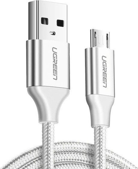 Picture of Kabel USB Ugreen USB-A - microUSB 2 m Biay (60153)