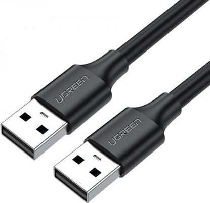 Изображение Kabel USB Ugreen USB-A - USB-A 2 m Czarny (UGR394BLK)