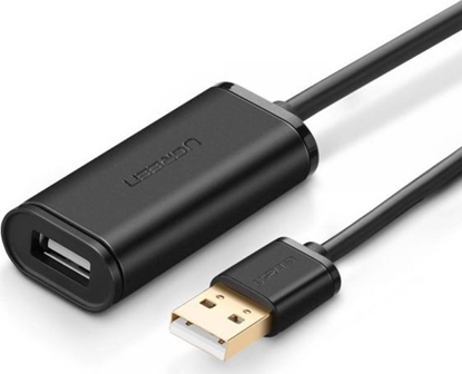 Изображение Kabel USB Ugreen USB-A - USB-A 5 m Czarny (UGR402BLK)