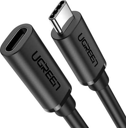 Изображение Kabel USB Ugreen USB-C - USB-C 1 m Czarny (UGR985BLK)