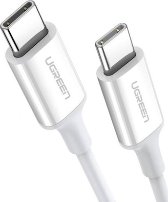 Изображение Kabel USB Ugreen USB-C - USB-C 1.5 m Biały (UGR1119WHT)
