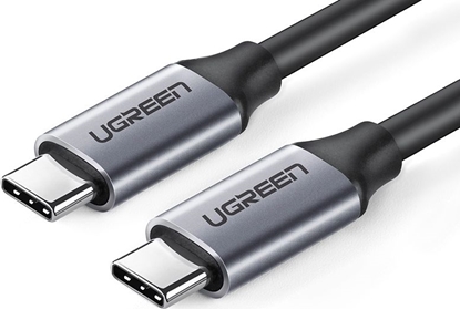 Attēls no Kabel USB Ugreen USB-C - USB-C 1.5 m Czarny (50751)