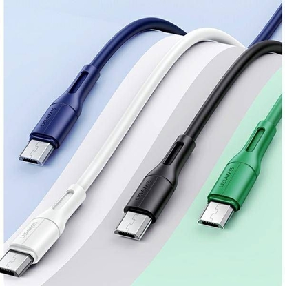 Attēls no Kabel USB Usams USB-A - microUSB 1 m Biay (SJ502USB02)