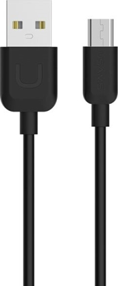 Attēls no Kabel USB Usams USB-A - microUSB 1 m Czarny (MICUSBXD01)