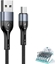Изображение Kabel USB Usams USB-A - microUSB 1 m Czarny (SJ450ZJ01)