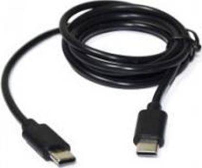 Attēls no Kabel USB Vakoss USB-C - USB-C 1 m Czarny (TC-U564)