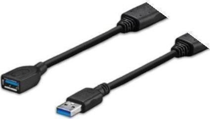 Изображение Kabel USB VivoLink USB-A - USB-A 7 m Czarny (PROUSB3AB7C)
