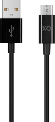Изображение Kabel USB Xqisit USB-A - microUSB 1.5 m Czarny