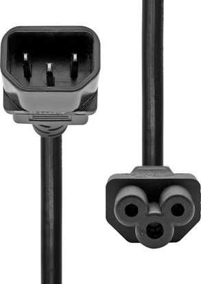 Изображение Kabel zasilający ProXtend ProXtend Power Cord C14 to C5 1M Black