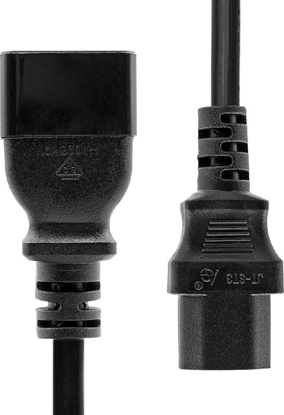 Изображение Kabel zasilający ProXtend ProXtend Power Extension Cord C13 to C20 1M Black
