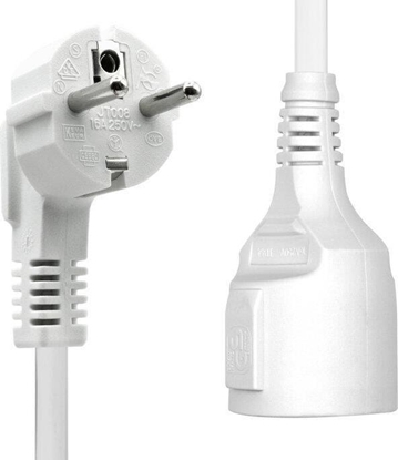 Picture of Kabel zasilający ProXtend ProXtend Power Extension Cord Schuko M/F 3M White