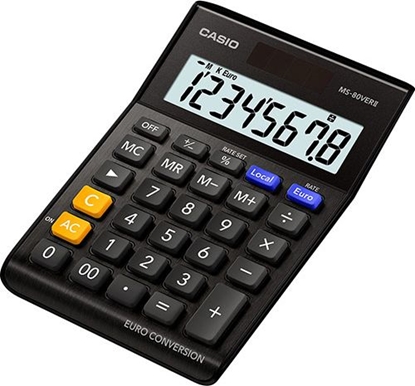 Изображение Kalkulator Casio (MS-80VERII-BK-S)