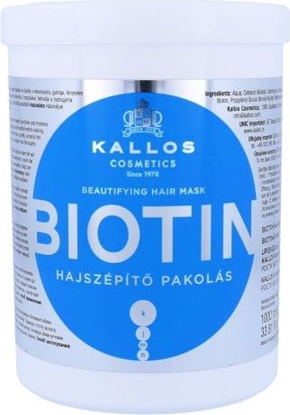 Изображение Kallos Biotin Hair Mask Maska do włosów 1000ml