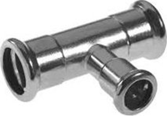 Изображение KAN-therm trójnik 76,1x22x76,1 Steel Press (1509260038)